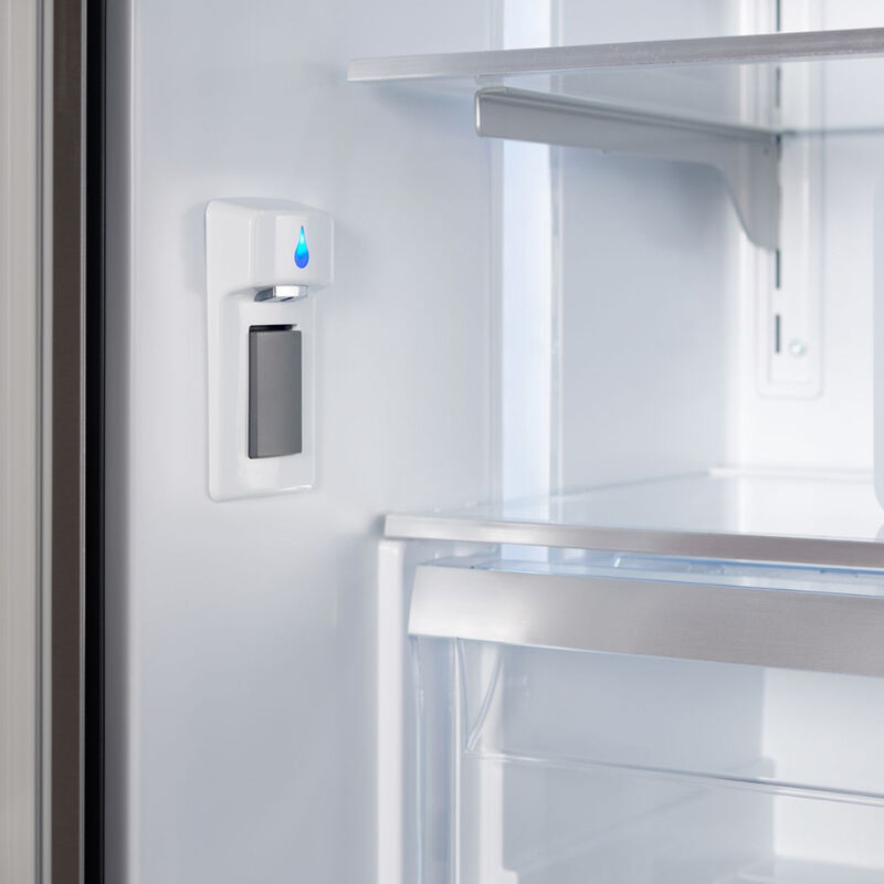 Viking 3 Series 36 in. 19.9 cu. ft. Counter Depth French Door Refrigerator with Internal Water Dispenser - Stainless Steel, , hires