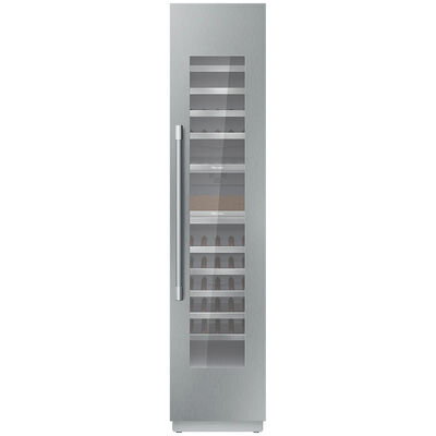 Thermador Freedom Collection 18 in. Full-Size Built-In Smart Wine Cooler with 58 Bottle Capacity, Dual Temperature Zones & Digital Control - Custom Panel Ready | T18IW905SP