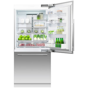 Fisher & Paykel Series 7 Integrated 36 in. Built-In 16.8 cu. ft. Smart Counter Depth Bottom Freezer Refrigerator with Ice Maker Right Hinged - Custom Panel Ready, , hires