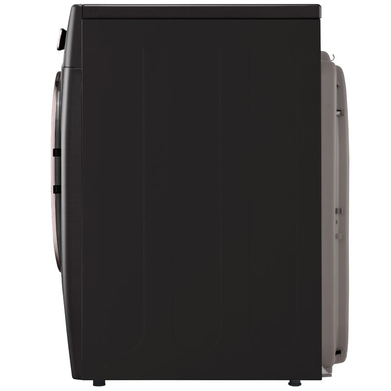 LG 27 in. 7.8 cu. ft. Smart Stackable Ventless Electric Dryer with Dual Inverter Heat Pump & AI Sensor Dry - Black Steel, , hires