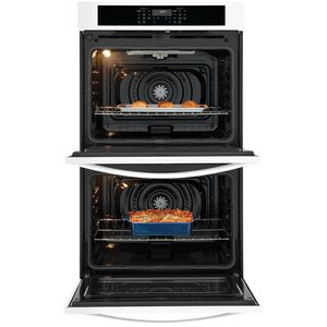 Frigidaire 30 in. 10.6 cu. ft. Top Control Electric Double Wall Oven With Standard Convection - White, White, hires