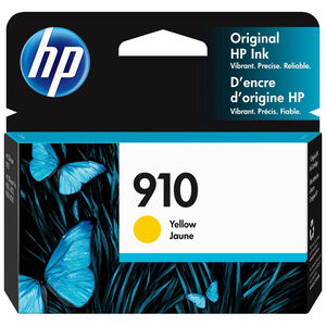 HP910 Series Yellow Ink Cartridge, , hires