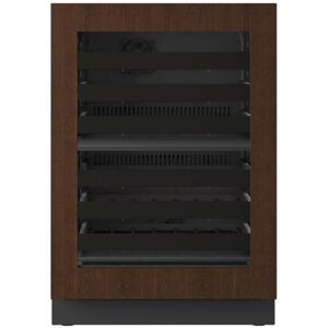 U-Line The Seamless Collection 24 in. Outdoor Undercounter Wine Cooler with Wire Racks, Dual Temperature Zones & 42-Bottle Capacity - Custom Panel Ready, , hires