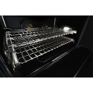JennAir Noir Series 48 in. 6.3 cu. ft. Smart True European Convection Double Oven Dual Fuel Range with 6 Sealed Burners & Grill - Stainless Steel, , hires