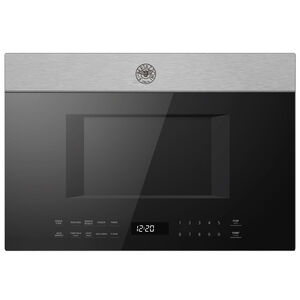 Bertazzoni 24 in. 1.4 cu. ft. 1000W Over-the-Range Microwave with 300 CFM & Sensor Cooking - Stainless Steel, , hires