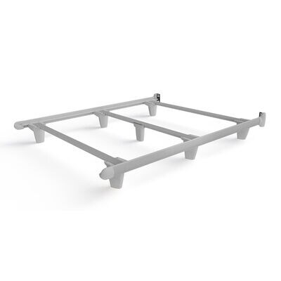 emBrace Premium White Bed Frame - Queen | 21601WH-Q