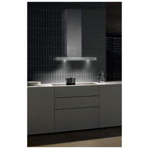 Miele 30 in. Convertible Chimney Style Range Hood with 625 CFM, 3 Fan Speeds & 2 LED Lights - Stainless Steel, , hires