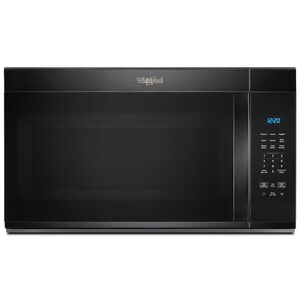 Whirlpool 30 in. 1.7 cu. ft. 1000W Over-the-Range Microwave with 300 CFM - Black, Black, hires