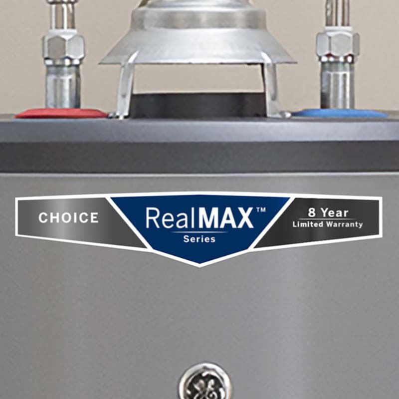 GE RealMax Choice LP Gas 40 Gallon Short Water Heater with 8-Year Parts Warranty, , hires