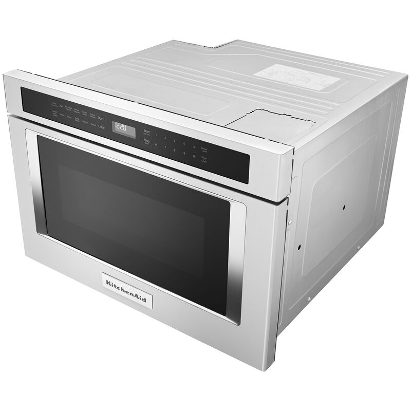 KitchenAid 24 in. 1.2 cu. ft. Microwave Drawer with 11 Power Levels & Sensor Cooking Controls - Stainless Steel, , hires