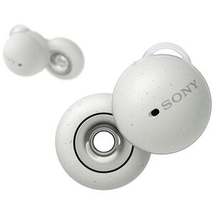 Sony LinkBuds Truly Wireless Earbuds (Smoke White), White, hires