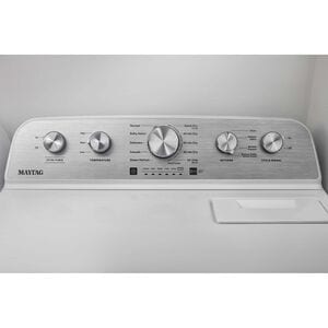 Maytag 29 in. 7.0 cu. ft. Electric Dryer with 10 Dryer Programs, 4 Dry Options & Wrinkle Care - White, White, hires