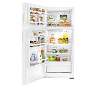 Amana 28 in. 14.3 cu. ft. Top Freezer Refrigerator - White, , hires