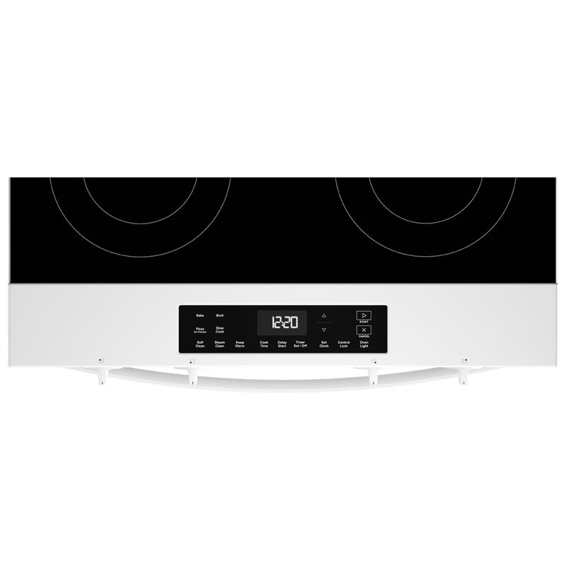 Whirlpool 30 in. 5.3 cu. ft. Smart Air-Fry Electric Range with Radiant Burners - White, , hires