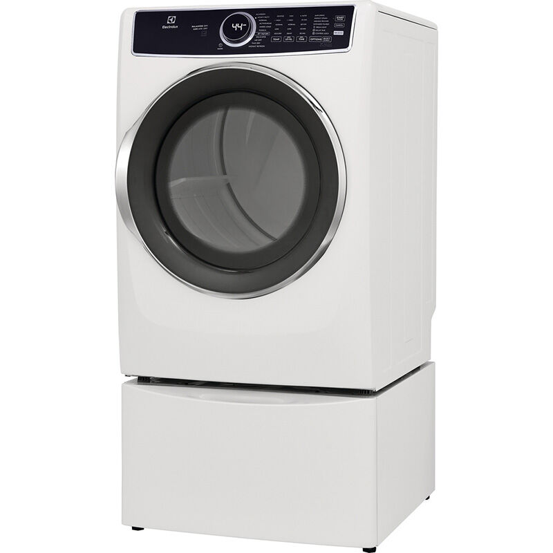 Electrolux 500 Series 27 in. 8.0 cu. ft. Stackable Electric Dryer with Predictive Dry, Instant Refresh, Perfect Steam & Sanitize Cycle - White, White, hires