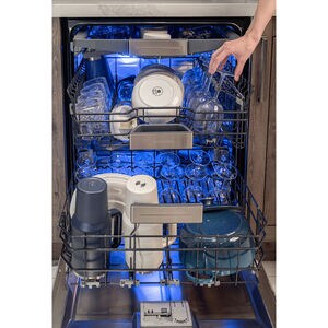 Thermador Star Sapphire 24 in. Top Control Smart Dishwasher with 42 dBa Sound Level, 3rd-Rack & StarDry - Custom Panel Ready, Custom Panel Required, hires