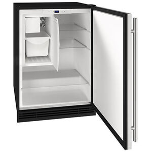 U-Line 1 Class Series 24 in. Ice Maker with 8 Lbs. Ice Storage Capacity & Digital Control - Stainless Steel, , hires