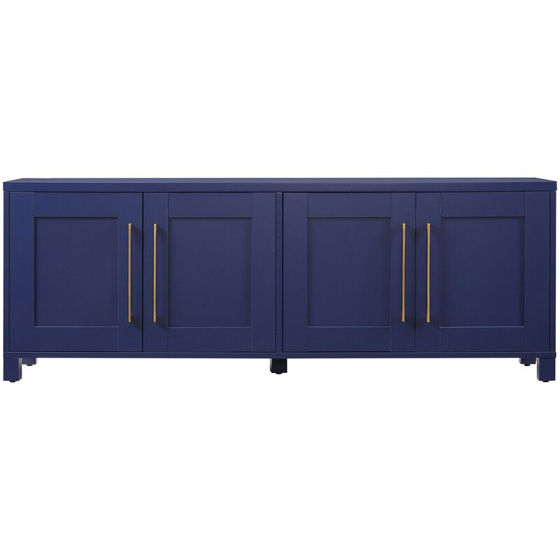 Preston & Cole Daphne 68" Wide TV Stand for TVs up to 75" - Dark Blue, , hires
