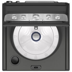 Maytag Pet Pro 27 in. 4.7 cu. ft. Top Load Washer with Agitator - Volcano Black, Volcano Black, hires