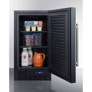Summit 18 in. 2.7 cu. ft. ADA Compliant Undercounter Refrigerator - Black, , hires