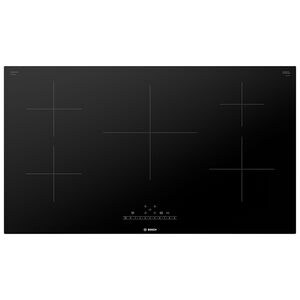 Bosch 500 Series 36 in. 5-Burner Induction Cooktop with Simmer Burner & Power Burner - Black, , hires