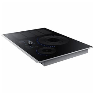 Samsung 30 in. 4-Burner Smart Induction Cooktop with Simmer Burner & Power Burner - Stainless Steel, Stainless Steel, hires