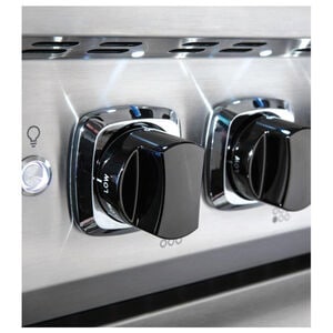 Viking 5 Series 36 in. 5.1 cu. ft. Standard Convection Gas Range with 6 Sealed Burners - Stainless Steel, Stainless Steel, hires
