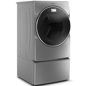 Whirlpool 27 in. 7.4 cu. ft. Electric Dryer with 7 Dryer Programs, Sanitize Cycle, Wrinkle Care & Sensor Dry - Chrome Shadow, , hires