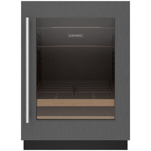 Sub-Zero Designer Series 24 in. 5.5 cu. ft. Built-In Undercounter Beverage Center with Adjustable Shelves & Digital Control Right Hinged - Custom Panel Ready, , hires