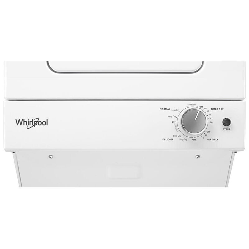 Whirlpool 24 in. Laundry Center with 1.6 cu. ft. Washer with 6 Wash Programs & 3.4 cu. ft. Electric Dryer with 4 Dryer Programs & Sensor Dry - White, , hires