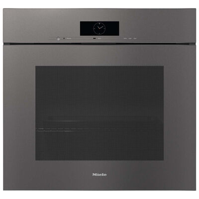 Miele VitroLine 30 in. 4.5 cu. ft. Smart Electric Single Wall Oven with Dual Convection - Graphite Gray | H7880BPGG