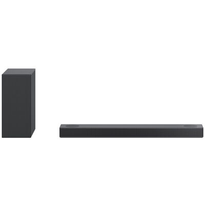 LG - 3.1ch Dolby Atmos Soundbar with Wireless Subwoofer - Black | S75Q