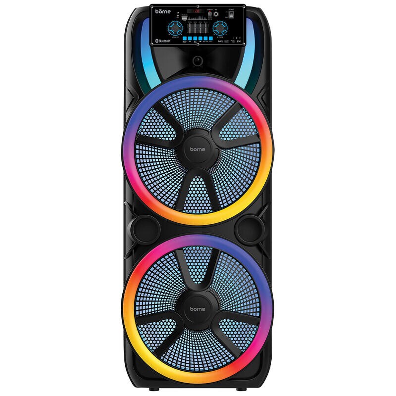 Borne Portable Party Speaker System - Black, , hires