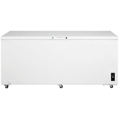 Frigidaire 74 in. 19.8 cu. ft. Garage-Ready Chest Freezer - White | FFCL2042AW