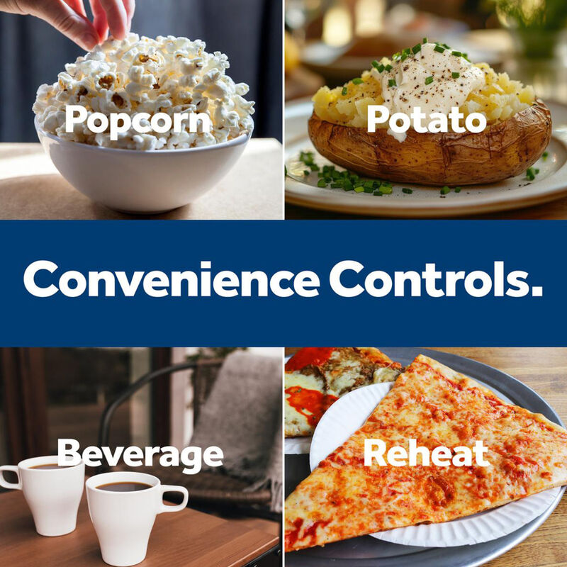 GE Spacemaker 17 in. 0.7 cu. ft. 700W Countertop Microwave - Black, Black, hires