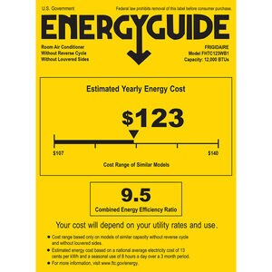 Frigidaire 12,000 BTU Through-the-Wall Air Conditioner with 3 Fan Speeds, Sleep Mode & Remote Control - White, , hires