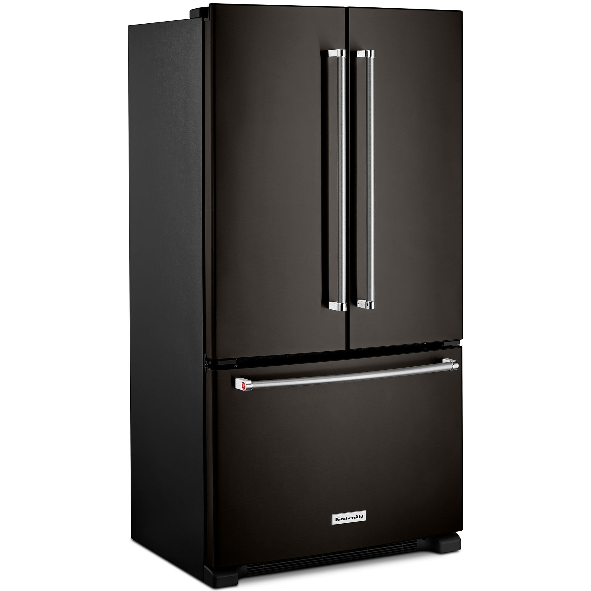 Black stainless steel on sale fridge counter depth