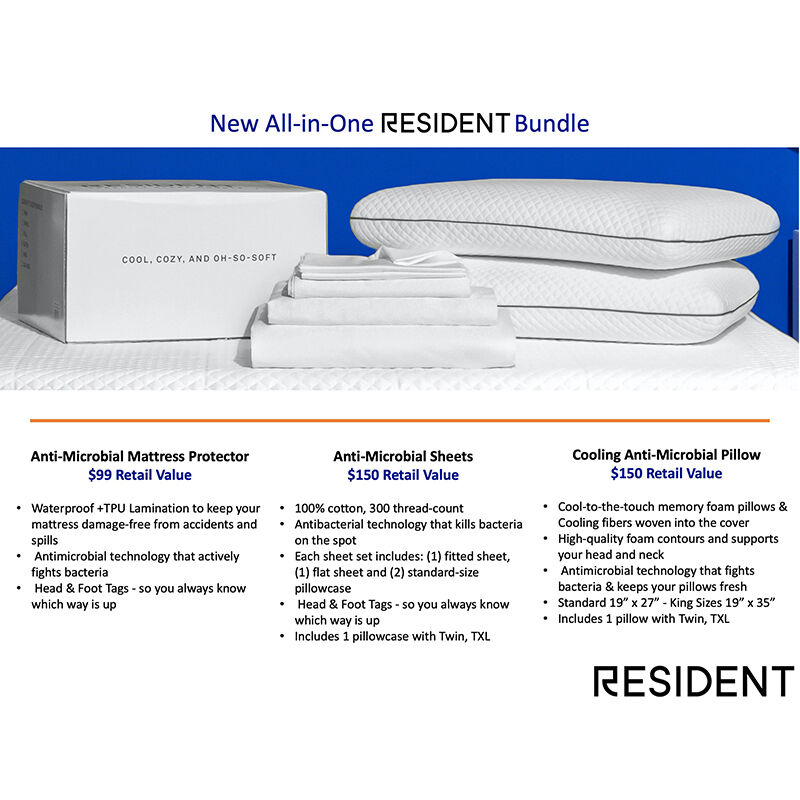 Nectar Resident Serenity Sleep Accessory Bundle - Twin, , hires