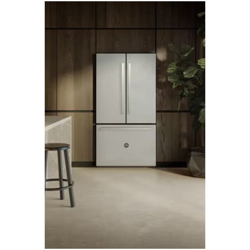Bertazzoni 36 in. 26.2 cu. ft. Counter Depth French Door Refrigerator with Internal Water Dispenser - Stainless Steel, , hires