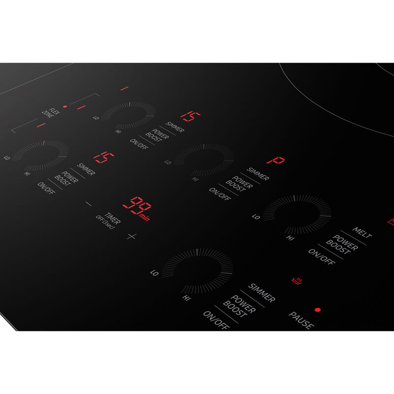 Dacor Transitional Series 36 in. 5-Burner Smart Induction Cooktop with Simmer Burner & Power Burner - Black Glass, , hires