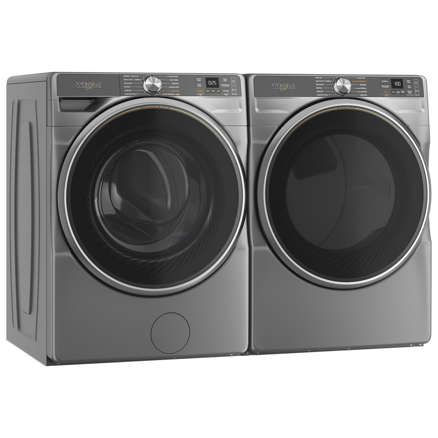 Whirlpool 27 in. 5.0 cu. ft. Smart Stackable Front Load Washer