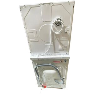 Equator Compact 24 in. 1.57 cu. ft. Electric Front Load Laundry Center with Sensor Dry, Pet & Sanitize Cycle - White, , hires