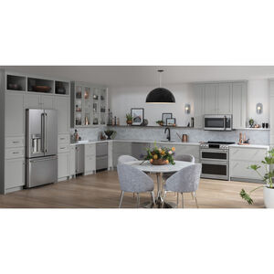Cafe 24 in. 5.7 cu. ft. Double Refrigerator Drawers - Stainless Steel, Stainless Steel, hires