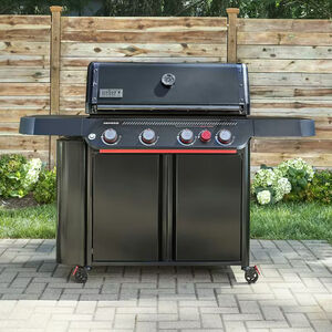 Weber Genesis E-430 4-Burner Natural Gas Grill with Sear Burner - Matte Black, , hires