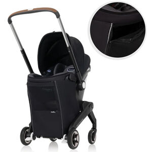 Evenflo Shyft DualRide Infant Car Seat Stroller Combo with Carryall Storage - Boone Gray, , hires