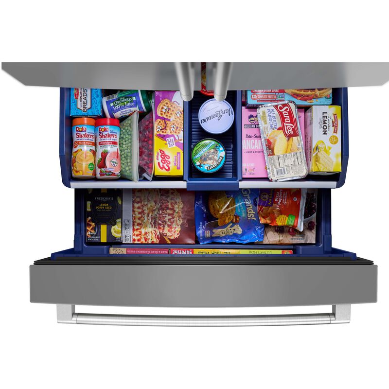 Maytag 36 in. 29.6 cu. ft. French Door Refrigerator with Ice & Water Dispenser - Fingerprint Resistant Stainless Steel, , hires