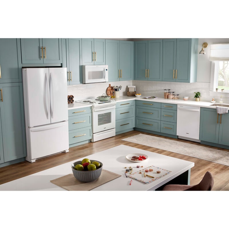 Whirlpool 30 in. 4.8 cu. ft. Electric Range with Coil Burners - White, White, hires