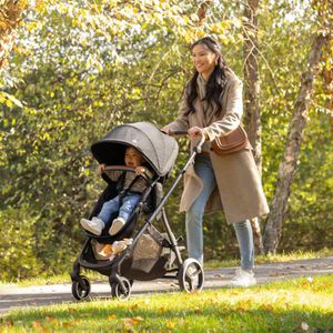 Evenflo Shyft Intuiti Travel System with Revolve180 LiteMax NXT Rotating Infant Car Seat - Amaranth Pink, , hires