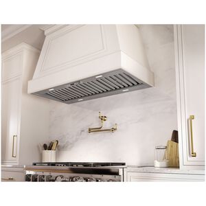 Zephyr Monsoon II 48 in. Ducted Standard Style Range Hood with 650 CFM, 5 Fan Speeds & 4 LED Lights - Stainless Steel, , hires