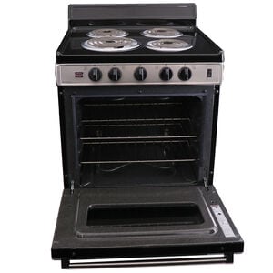 Premier 24 in. 2.9 cu. ft. Electric Range with Coil Burners - Stainless Steel, , hires